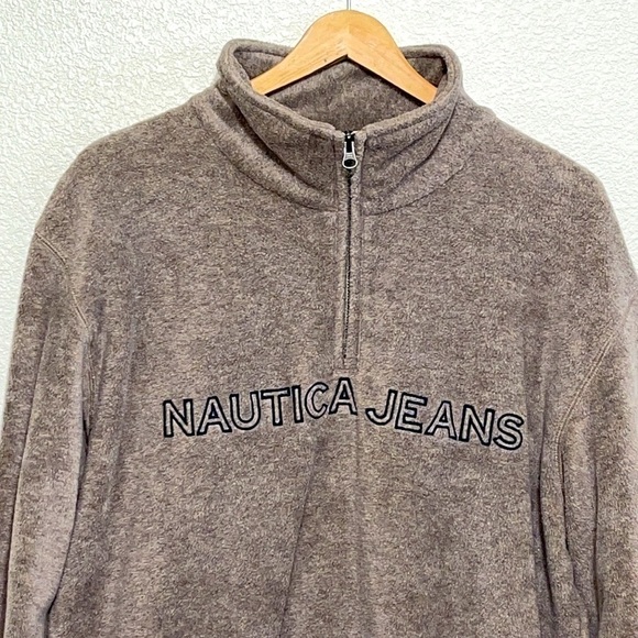 Nautica Jeans Fleece Pullover Jacket - Picture 2 of 12